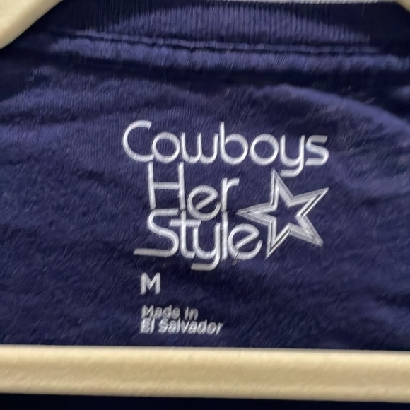 Dallas Cowboys v-neck tee for women - Picture 3 of 3